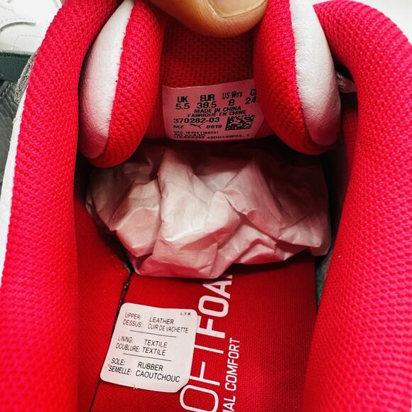 Size 8 - Puma 370282-03 Women’s Cilia Lux Up Sneakers Shoes Casual White Red - Picture 7 of 7